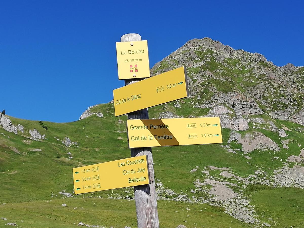 הוטלוס Chambres Et Tables D'Hotes Le Choton A Nono - Col Du Joly Beaufortain מראה חיצוני תמונה